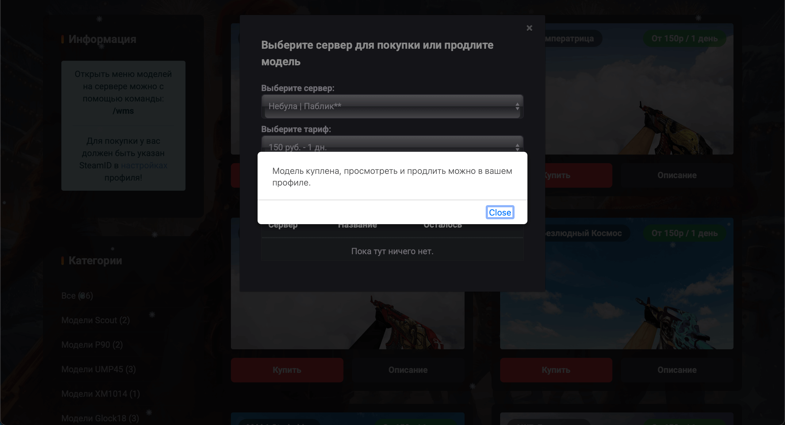 Система Продажи Моделей | WMS