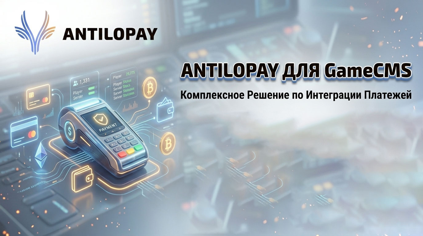 Платёжка Antilopay | GameCMS