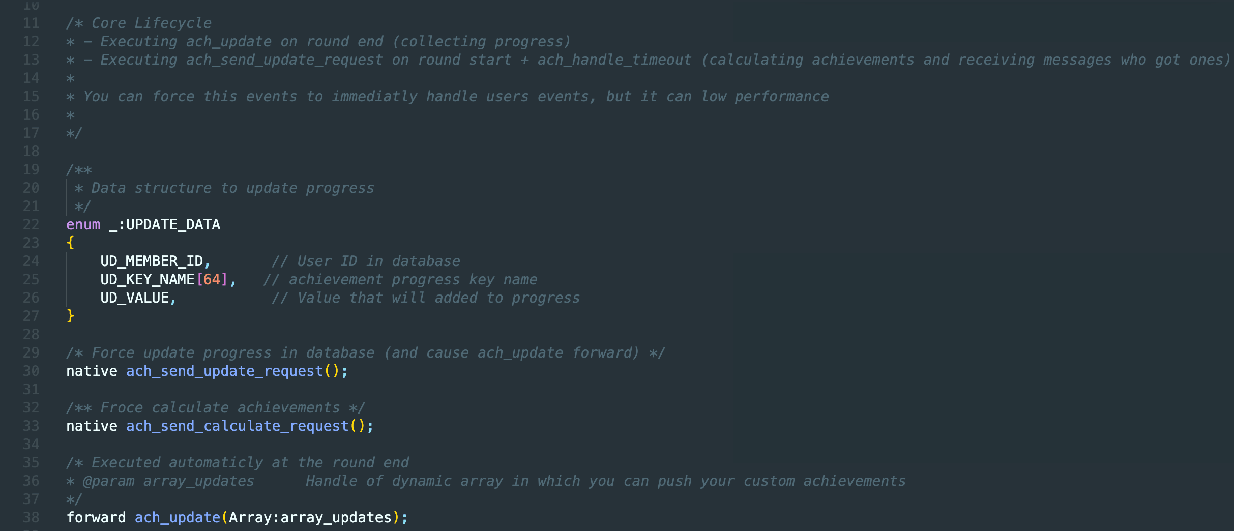 Система достижений | GameCMS
